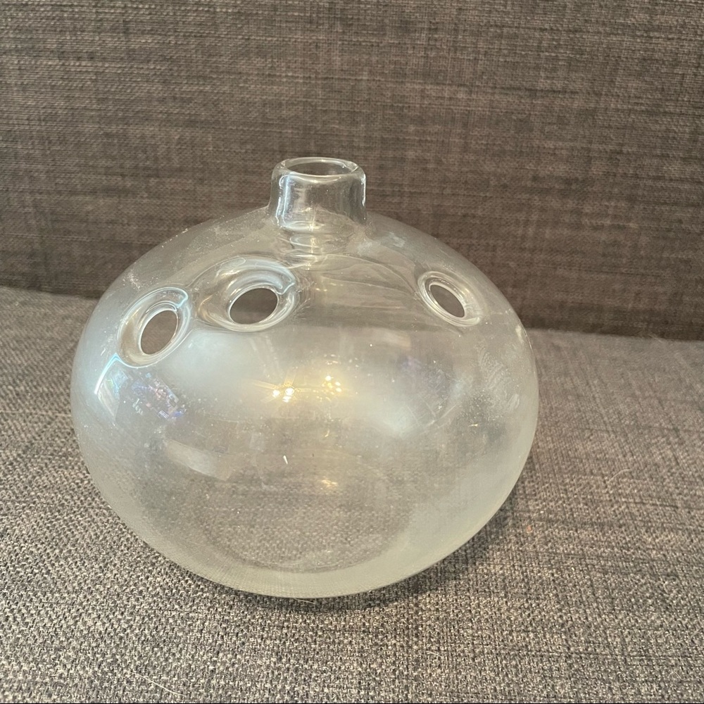 HOLMEGAARD Denmark Michael Bang Vase Hull Meteor Signature